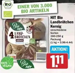 Hit HIT Bio Landbrötchen Kernig Angebot