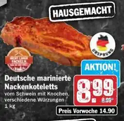 Hit Deutsche marinierte Nackenkoteletts Angebot