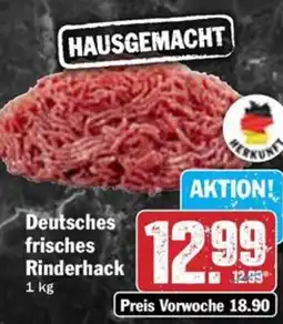 Hit Deutsches frisches Rinderhack Angebot