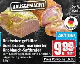 Hit Deutscher gefüllter Spießbraten, marinierter Knoblauch-Saftbraten Angebot
