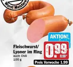 Hit Fleischwurst/ Lyoner im Ring Angebot