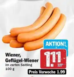 Hit Wiener, Geflügel-Wiener Angebot