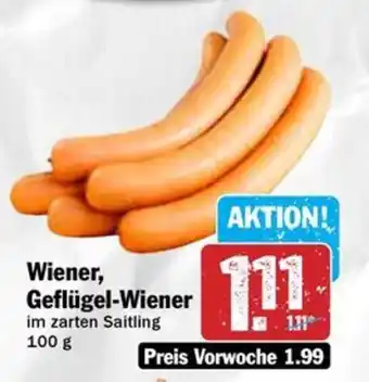 Hit Wiener, Geflügel-Wiener Angebot