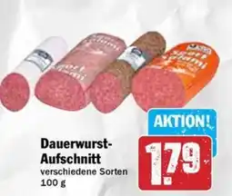 Hit Dauerwurst- Aufschnitt Angebot