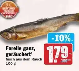 Hit Forelle ganz, geräuchert Angebot