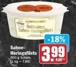 Hit Sahne- Heringsfilets Angebot