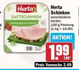 Hit Herta Schinken Angebot