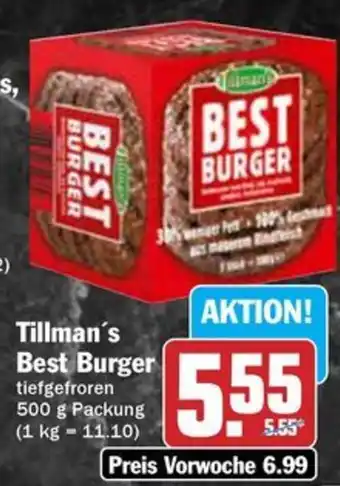 Hit Tillman's Best Burger Angebot