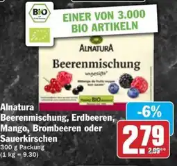 Hit Alnatura Beerenmischung, Erdbeeren, Mango, Brombeeren oder Sauerkirschen Angebot