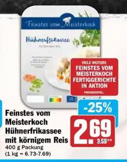Hit Feinstes vom Meisterkoch Hühnerfrikassee mit körnigem Reis Angebot