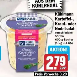 Hit Kühlmann Kartoffel-, Kraut- oder Nudelsalat Angebot
