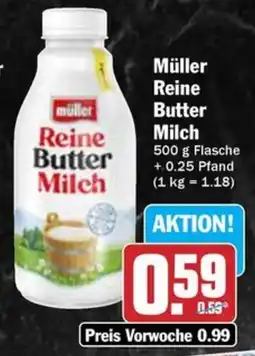 Hit müller Reine Butter Milch Angebot