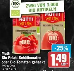 Hit Mutti Bio Pelati Schältomaten oder Bio Tomaten gehackt Angebot