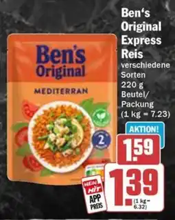 Hit Ben's Original Reis Angebot
