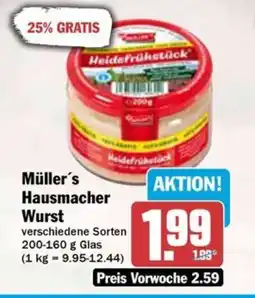 Hit Müller's Hausmacher Wurst Angebot