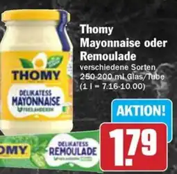 Hit Thomy Mayonnaise oder Remoulade Angebot