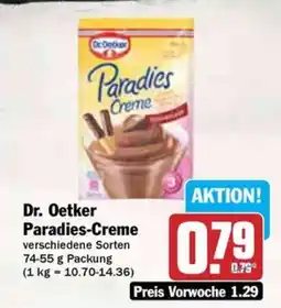 Hit Dr. Oetker Paradies-Creme Angebot