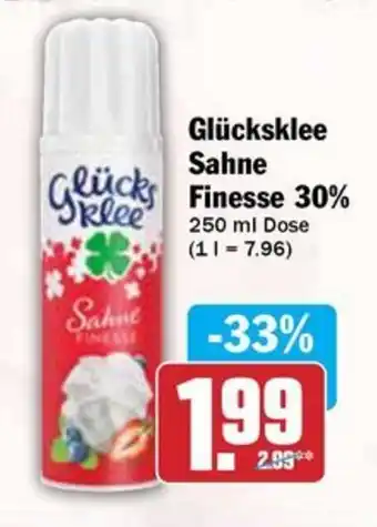 Hit Glücksklee Sahne Finesse 30% Angebot