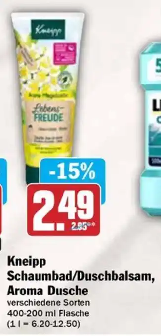 Hit Kneipp Schaumbad/Duschbalsam, Aroma Dusche Angebot