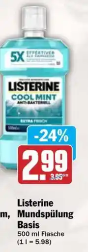 Hit ListerineMundspülung Basis Angebot