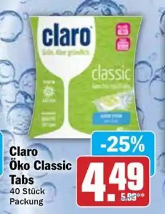 Hit Claro Öko Classic Tabs Angebot