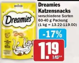 Hit Dreamies Katzensnacks Angebot