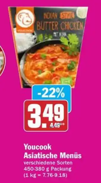 Hit Youcook Asiatische Menüs Angebot