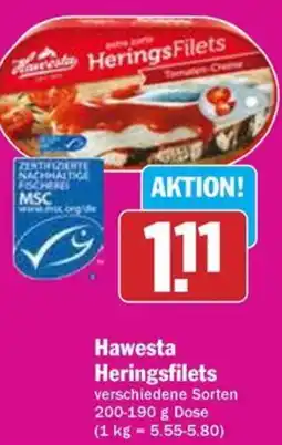 Hit Hawesta Heringsfilets Angebot