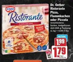 Hit Dr. Oetker Ristorante Pizza, Flammkuchen oder Piccola Angebot