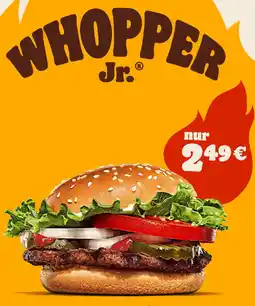 Burger King WHOPPER Jr Angebot