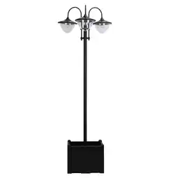 Netto Marken-Discount Outsunny 3-Kopf-Solarleuchte PP, ABS, Edelstahl, Aluminiumlegierung Angebot