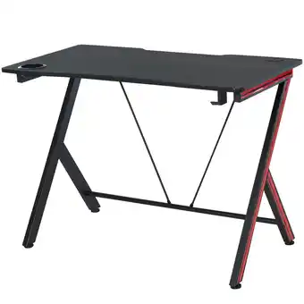 Netto Marken-Discount HOMCOM Computertisch MDF der Klasse P2, Stahl Angebot