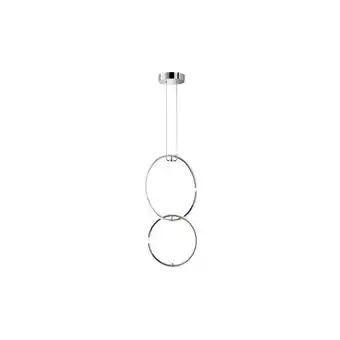 Netto Marken-Discount LED Pendelleuchte chrom, Ring Design, L 45 cm Angebot