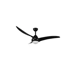 Netto Marken-Discount LED Deckenventilator, Fernbedienung, CCT, schwarz, D 115 cm Angebot
