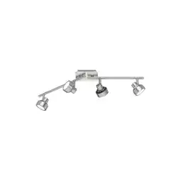Netto Marken-Discount LED Deckenleuchte, silber, Dimmer, verstellbar, L 61 cm Angebot