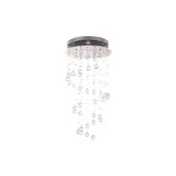 Netto Marken-Discount LED Hängeleuchte, Kristalle, Chrom, H 65 cm, ST. TROPEZ Angebot