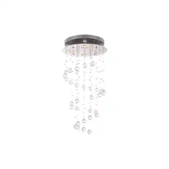 Netto Marken-Discount LED Hängeleuchte, Kristalle, Chrom, H 65 cm, ST. TROPEZ Angebot