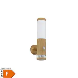 Netto Marken-Discount LED Wandleuchte, Bewegungsmelder, Holz-Optik, H 35 cm Angebot