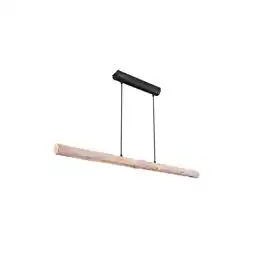 Netto Marken-Discount LED Hängeleuchte, Holz, dimmbar, L 120 cm Angebot