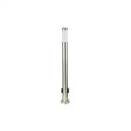 Netto Marken-Discount LED Stehleuchte, 2x Steckdosen, Edelstahl H 110 cm Angebot