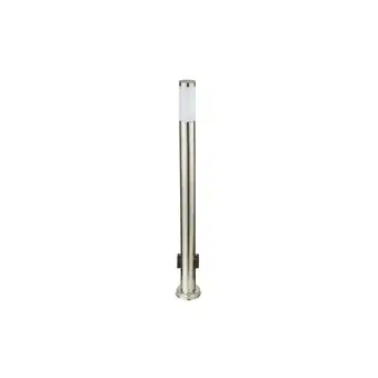 Netto Marken-Discount LED Stehleuchte, 2x Steckdosen, Edelstahl H 110 cm Angebot