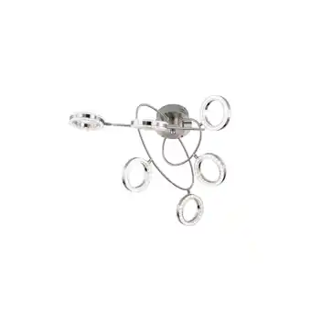 Netto Marken-Discount LED Deckenlampe, Metall, Glas, 6 flammig, GEZA Angebot