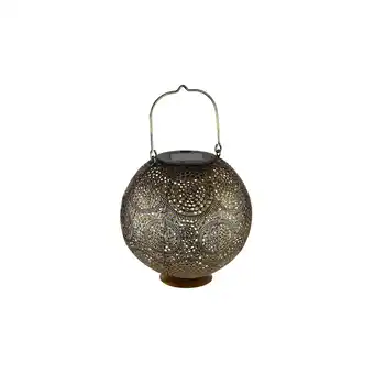 Netto Marken-Discount LED Solarleuchte, Metall gold, hängend oder stehend, H 28 cm Angebot
