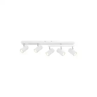 Netto Marken-Discount Deckenlampe, Metall, weiß, 5 flammig, L 70cm Angebot