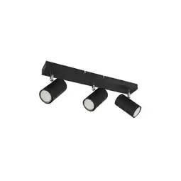 Netto Marken-Discount Deckenlampe, schwarz, Spot verstellbar, L 41 cm Angebot