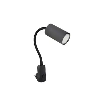 Netto Marken-Discount Steckerleuchte, Schwanenhals, schwarz graphit, H 43 cm Angebot