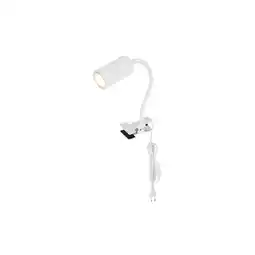 Netto Marken-Discount Klemmleuchte, weiß, flexibler Arm, H 41,5 cm Angebot