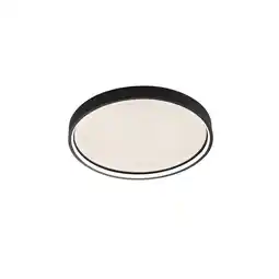Netto Marken-Discount LED Deckenleuchte, Metall, schwarz, dimmbar 3 Stufen, D 45cm Angebot