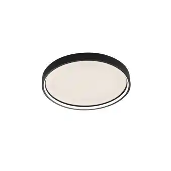 Netto Marken-Discount LED Deckenleuchte, Metall, schwarz, dimmbar 3 Stufen, D 45cm Angebot
