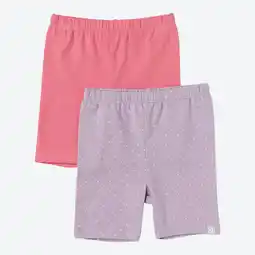 NKD Baby-Mädchen-Radlerhosen mit verschiedenen Designs, 2er-Pack Angebot
